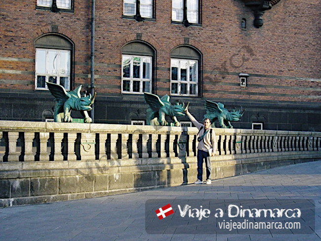Dragones de bronce - Ayuntamiento de Copenhague